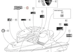 219902400 BRP Наклейка дефлектора SEA-DOO RXP