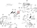 517304824 Панель Капота Правая Красная Для Ski Doo EXPEDITION 517304826