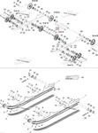 503167900 Ось Задней Подвески Для Ski Doo