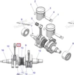 UB-09218-1 NTN Подшипник Коленвала Для Polaris 3514996