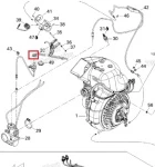 512060005 Тросик Подсоса Для Ski Doo