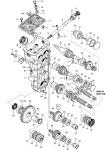 875156050 Шестерня КПП 28 Зубьев Для Ski Doo Skandic, Expedition M875156050
