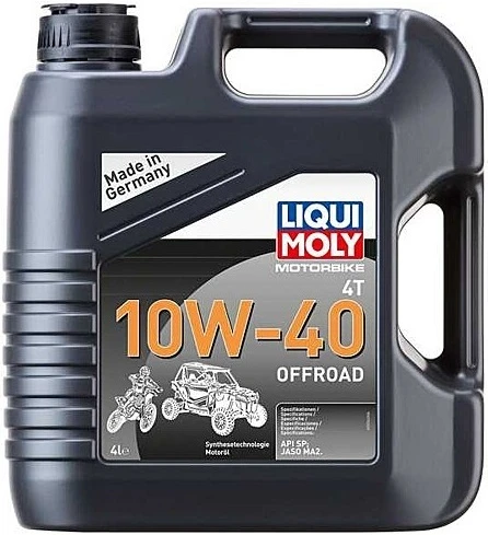 3056 LIQUI MOLY Масло Моторное Синтетическое Motorbike 4T Offroad 10W40 4 Литра 7541, 3055