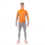 Термобельё комплект DRAGONFLY POLARTEC Высокий ворот Orange-Gray 300204-23-996