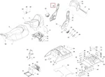 510005420 Стойка Спинки Сиденья Правая Для Ski Doo Expedition 2013-2019