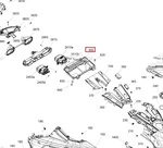 517307808 Корпус Панели Приборов Для Ski Doo Summit, Freeride REV Gen5