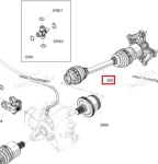 705503078 Привод В Сборе Задний Для BRP Can Am