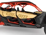 715003730 Защита Порогов Черная Для BRP Can Am Maverick MAX 715003888
