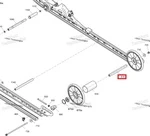 503196252 Ось Задней Подвески Для Ski Doo SUMMIT, FREERIDE