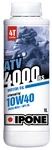 800167 IPONE Моторное масло ATV 4000 RS 10W-40 1 литр