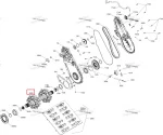 504153949 Вал Привода Гусеницы Для Ski Doo 504153574, 504153830
