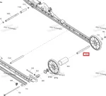 503196252 Ось Задней Подвески Для Ski Doo SUMMIT, FREERIDE