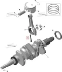 420240751 Болт Шатуна Для BRP Can Am Maverick R