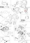 510004796 Стойка Спинки Сиденья Левая Для Ski Doo GTX, Grand Touring