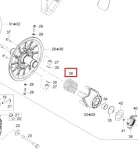 417127434 Пружина Ведомого Вариатора Для Ski Doo