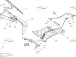 705015535 Накладка Заднего Крыла Нижняя Правая Для BRP Can Am Maverick R