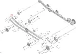 503196228 Полоз Гусеницы Оранжевый Для BRP Lynx 503195703