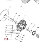 417224116 Ось Рампы Вариатора Для Ski Doo 850 E-TEC 417224221