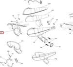 514055222 Кожух Резонатора Глушителя Верхний Алюминиевый Для Ski Doo 514055222 Кожух Резонатора Глушителя Верхний Алюминиевый Для Ski Doo