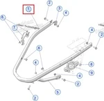 1027430-067 Бампер Передний Черный Для Polaris MATRYX 1025199, 1025199-067, 2884817-067, 2884817-402, 2884817-133, 2884817-784, 1027430, 2891390-067