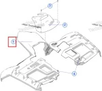 2636431-728 Крыло Переднее Серое Для Polaris SPORTSMAN XP 1000 2636431-464, 2636431-632, 2636431-653, 2636431-800, 2636431-804, 2636431-930