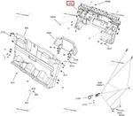 707900432 Крышка Задняя Верхняя Для BRP Can Am Defender, TRAXTER 707900635