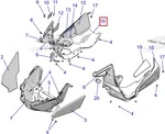 5456593 Панель Боковая Нижняя Правая Для Polaris MATRYX 2637768
