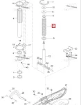 M5241330 Пружина Переднего Амортизатора Для Ski Doo Skandic 5241330