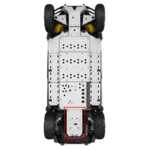 715000694 Задняя защитная пластина Can-Am Commander