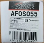 AFOS055 MILES Фильтр Масляный Для Baltmotors W67/1