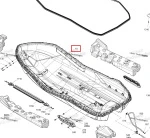 292002590 Корпус Нижний Черный Для BRP Sea Doo SPARK