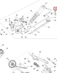 503191933 Шланг Амортизатора Задней Подвески Для Ski Doo