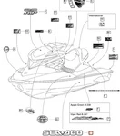 219902443 BRP Наклейка SEA-DOO боковая
