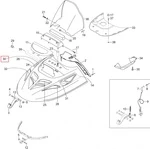 5342990 Крышка Капота Правая Для Ski Doo M5342990