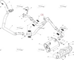 707600349 Демпфер Выпускной Системы Для BRP Can Am MAVERICK, COMMANDER 707600638