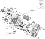 420834705 Шестерня Стартера Для Ski Doo