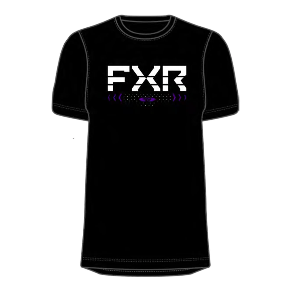 Футболка FXR Helium Premium Black/Purple, S, 251312-1080-07
