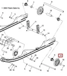 1590303-244 Ролик Задней Подвески Для Polaris
