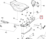 708004009 Кронштейн Ручек Пассажира Для BRP Can Am Outlander