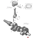 420246571 Шпонка Коленвала Для Ski Doo 900 ACE