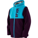 Детская толстовка FXR Helium Softshell Plum/Sky Blue 201520-8253