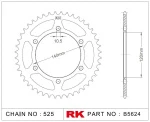 B5624-39 RK CHAINS Звезда 39 зубьев для цепи 525 для мотоцикла ведомая Kawasaki JTR498, JTR49839, JTR498.39, JTR498-39