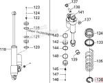 503190271 Чашка Пружины Заднего Амортизатора Для Ski Doo MXZ