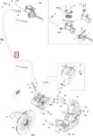 507032496 Шланг Тормозной Для Ski Doo