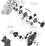 420434864 Шестерня КПП 44 Зубьев Для BRP Can Am