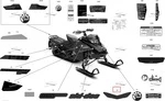 516010114 Наклейка Капота Backcountry Для Ski Doo Backcountry 850 ETEC XRS 2021