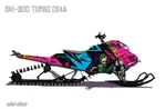 Наклейки VEL На Снегоход Ski Doo Summit Expert TURBO 024A