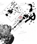 420944035 Шайба Сальника Помпы Для Ski Doo Gen4