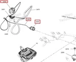 515179056 Кнопка Старт - Реверс Для Ski Doo SUMMIT, FREERIDE