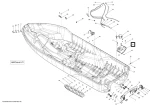 278002343 Основание аккумуляторной батареи SEA DOO
